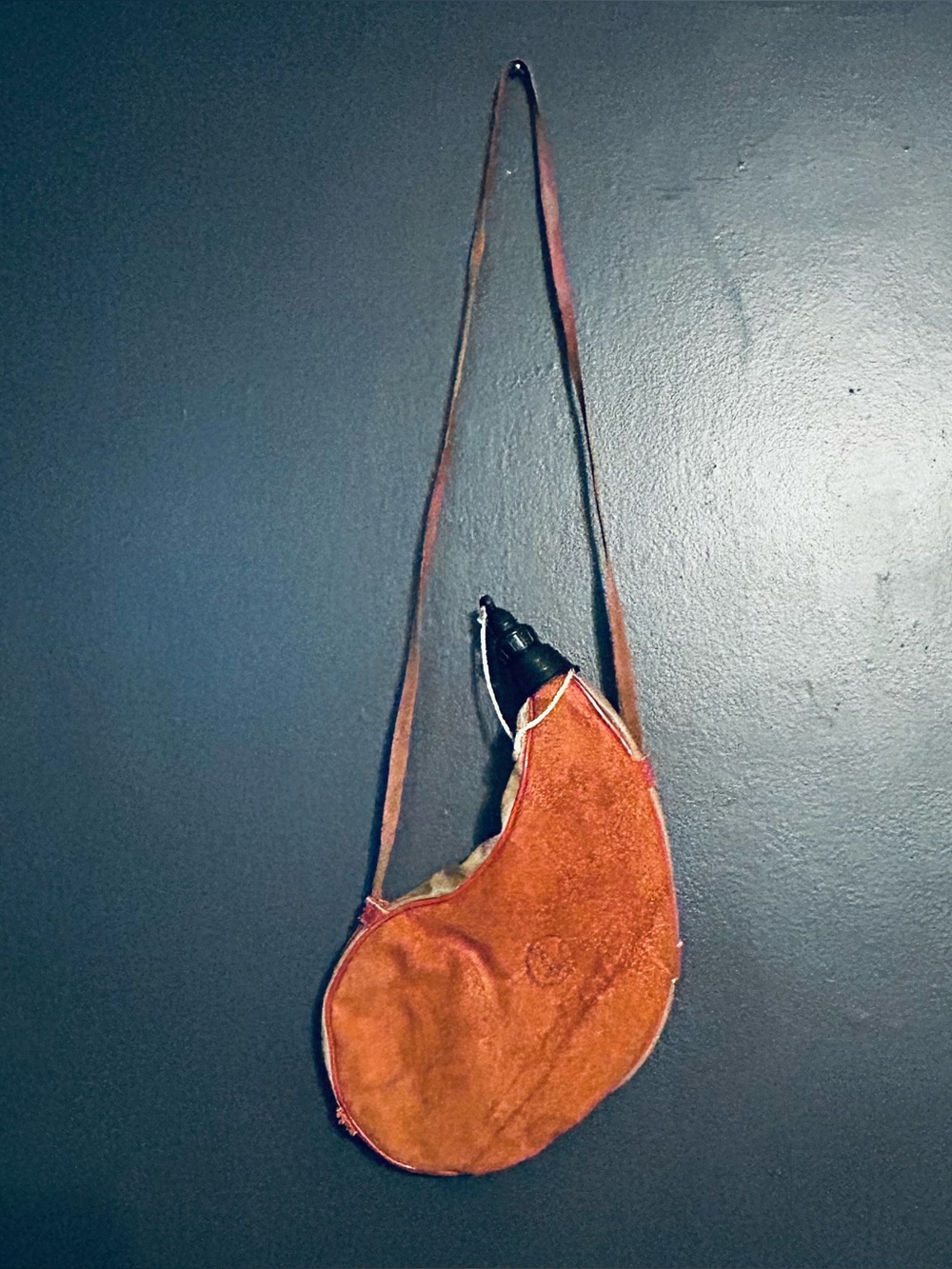 Vintage 1970s/80s 1 Liter Suede Bota Bag/Water Bag